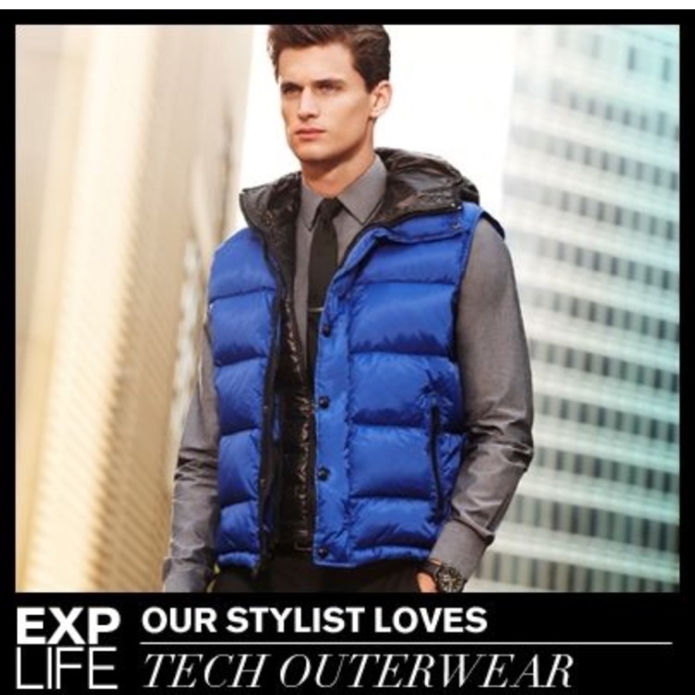 Express Men's Small Express Tech Winter Vest